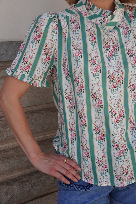 Blouse libertie Joana - Vert