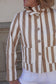 Veste à rayures Lucile - Beige