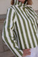 Veste à rayures Lucile - Kaki