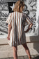 Robe à rayures Julia - Beige