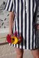 Robe à rayures Julia - Bleu marine