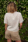 Blouse à fleurs Lina - Blanc